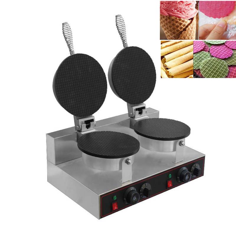 새로운 바삭한 계란말이 기계, 수동 계란말이 웨이퍼 비 - Waffle Cone Maker 리뷰 및 가격