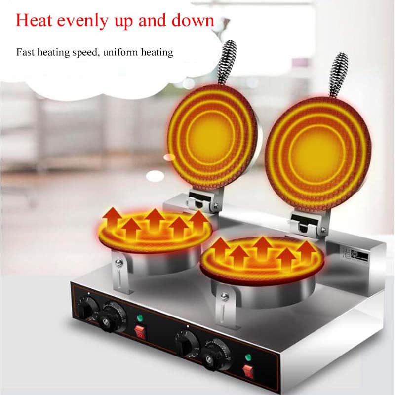 새로운 바삭한 계란말이 기계, 수동 계란말이 웨이퍼 비 - Waffle Cone Maker 리뷰 및 가격